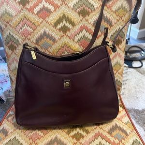 Aigner bag / set - 2 piece set of maroon bags